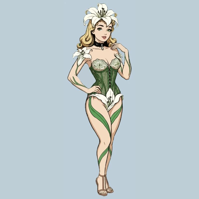 Lily pin-up