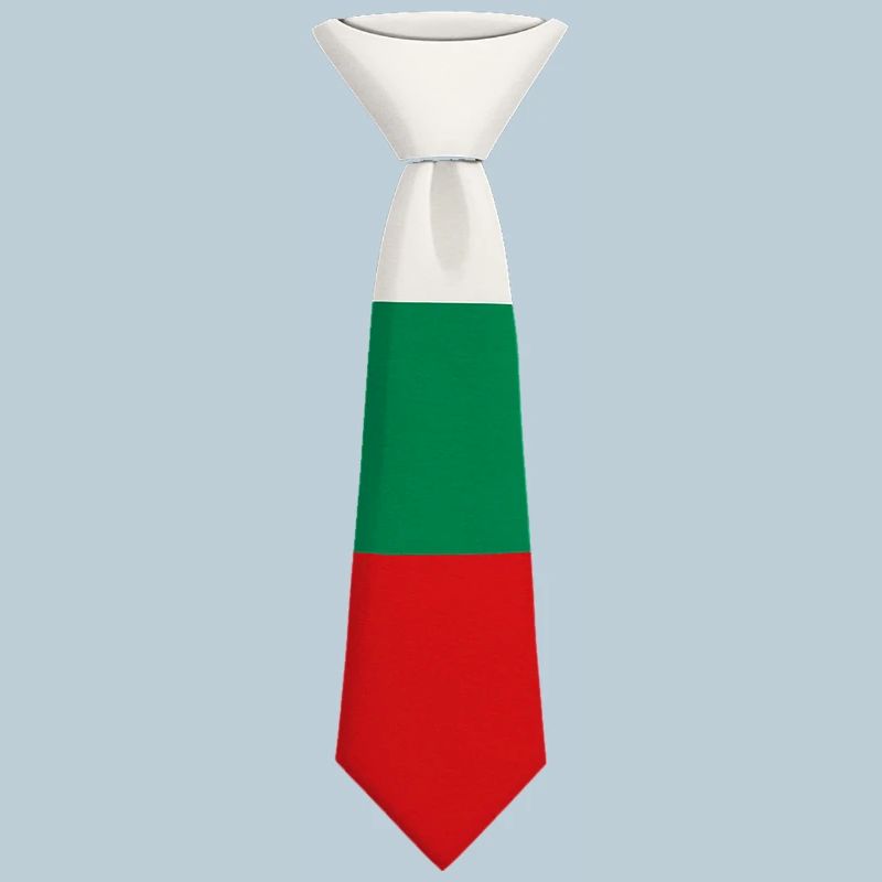 Cravate Bulgarie – Conception du drapeau