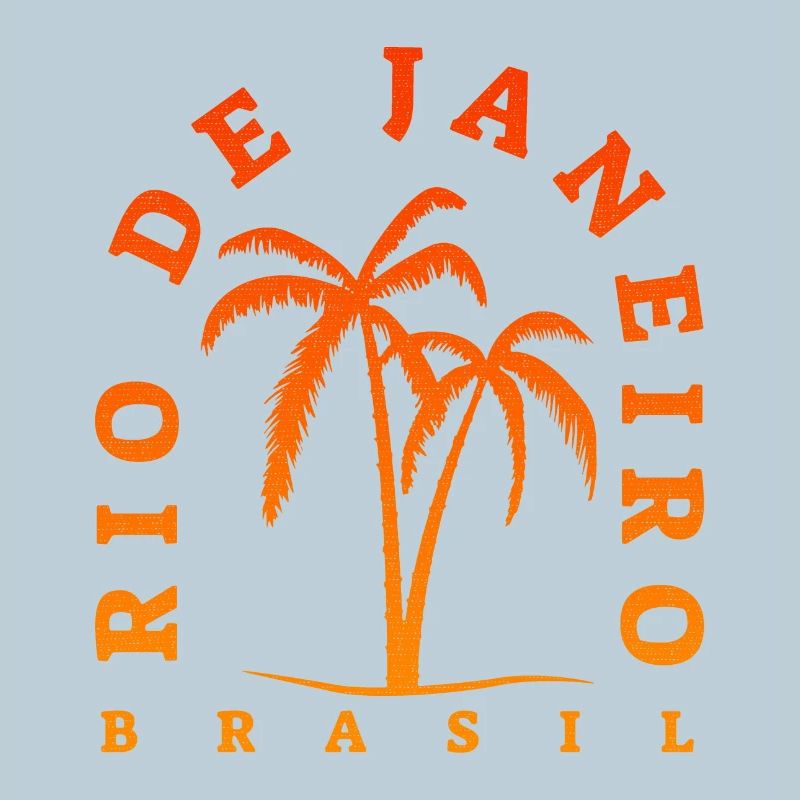Rio de Janeiro Palm Tree Retro