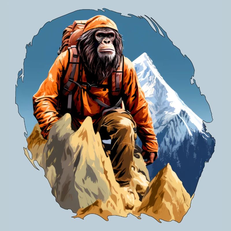 Monkey Mountaineer / Hiking Monkey