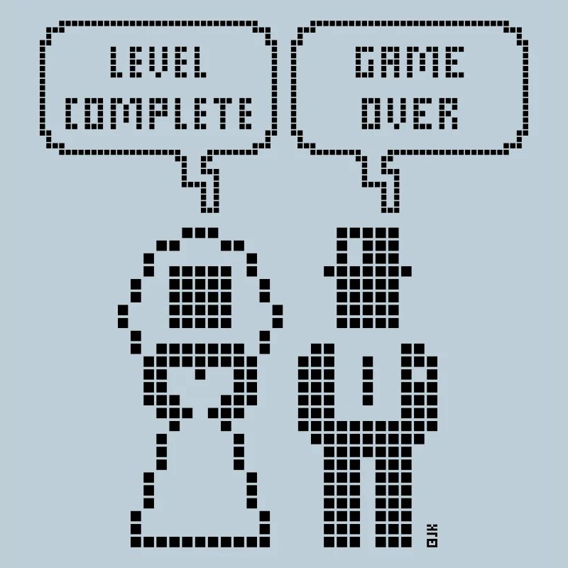 Level Complete – Game Over (Wedding Bachelor Party Pixel B)