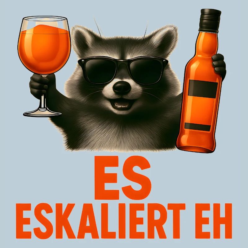 Es Eskaliert Eh Waschbär Spritz Party Geschenkidee