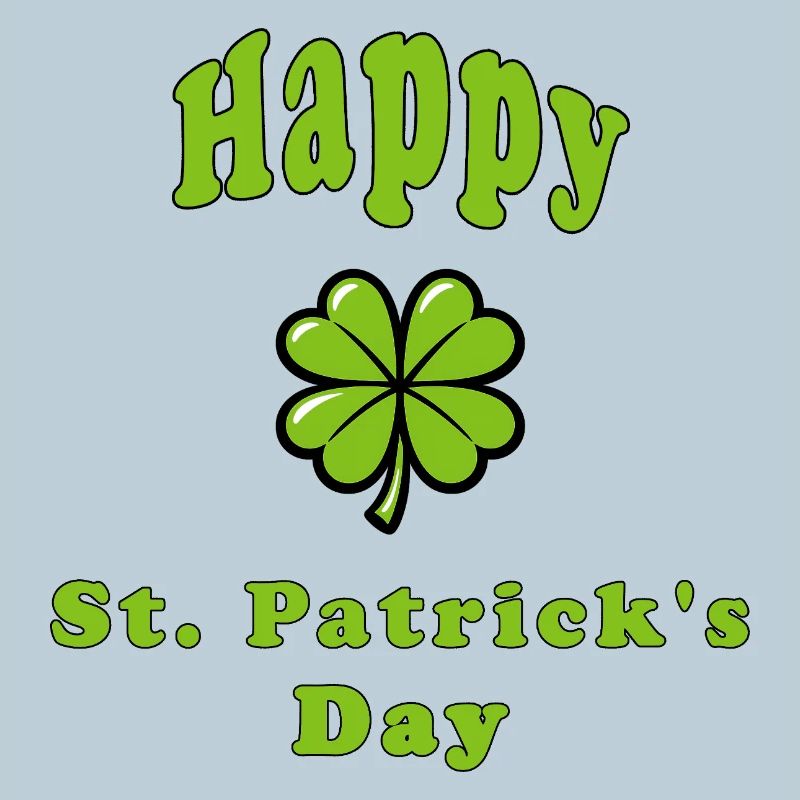 Happy St. Patrick's Day - Grünes Kleeblatt