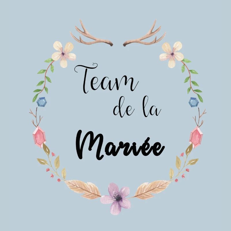 team de la mariée boho