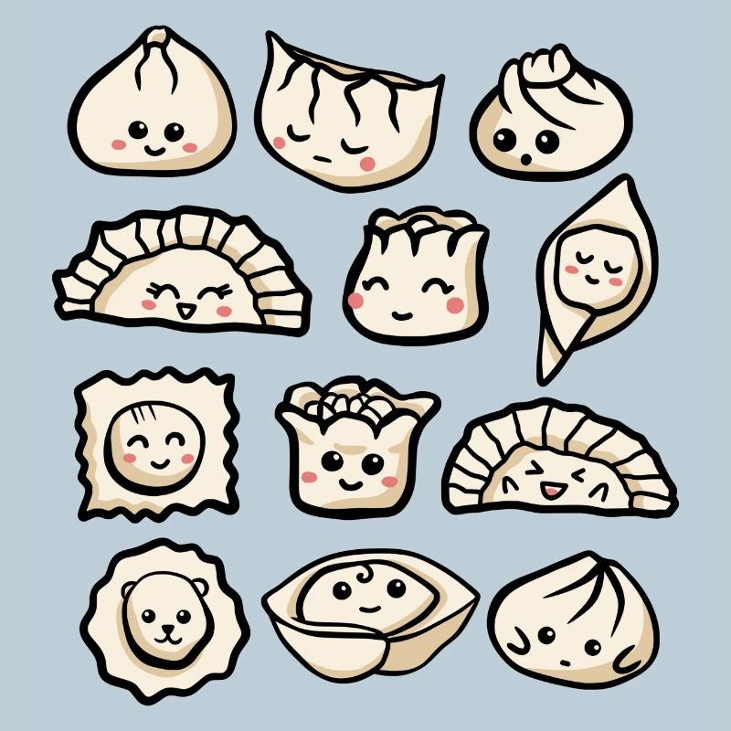 Kawaii dumplings