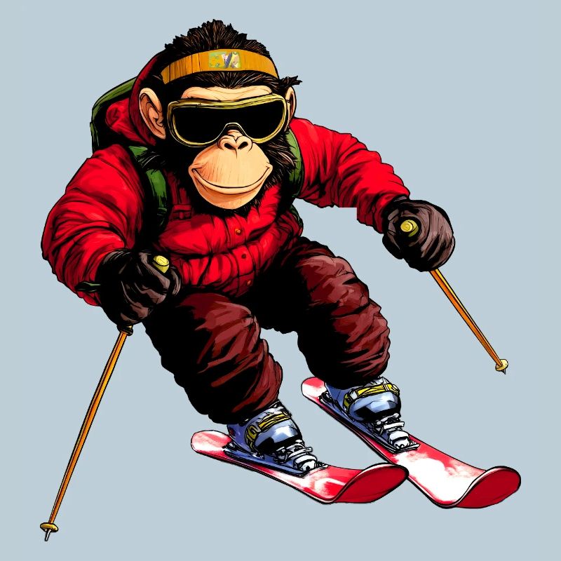 Ski Affe