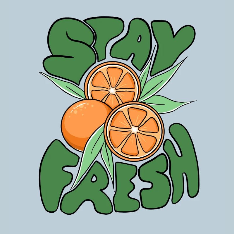 Stay Fresh Oranges –Fun Citrus Fruit Summer Design
