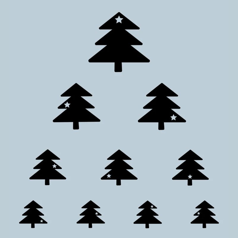 Weihnachtsbaum Sehtest