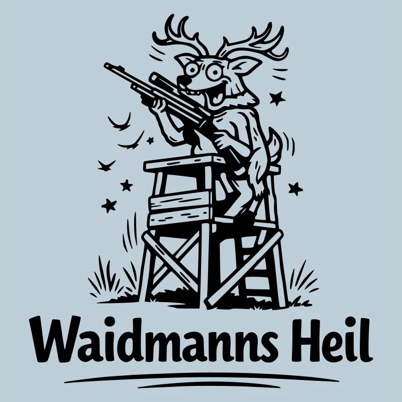Verrückter Hirsch Waidmannsheil
