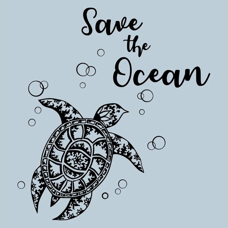 Save the Ocean - tortue