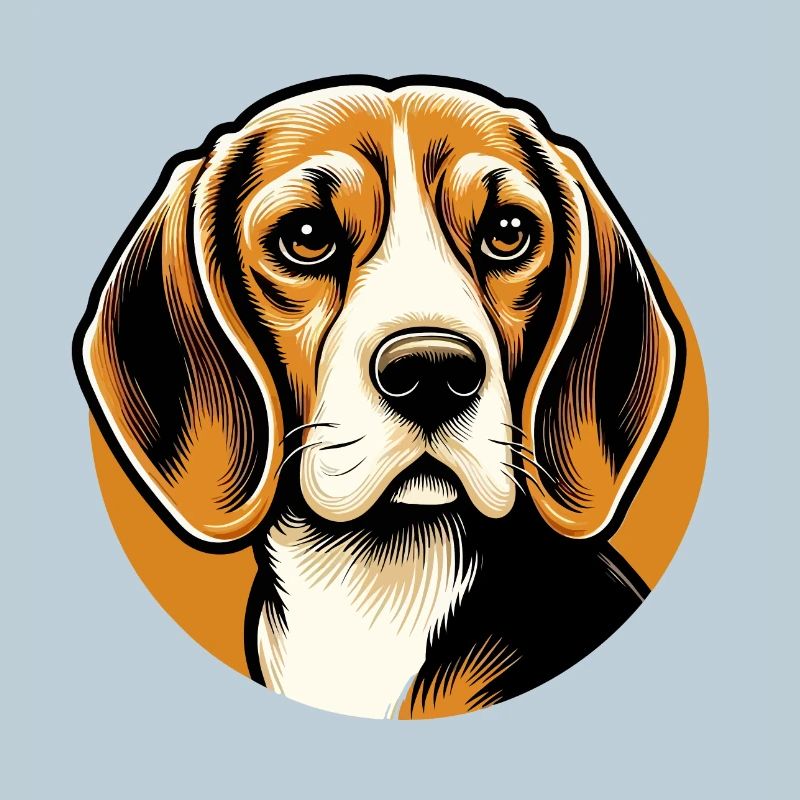 Beagle Hundekopf