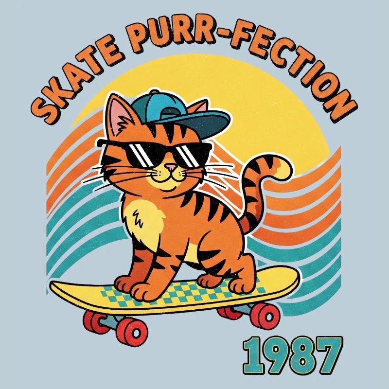Skate cat