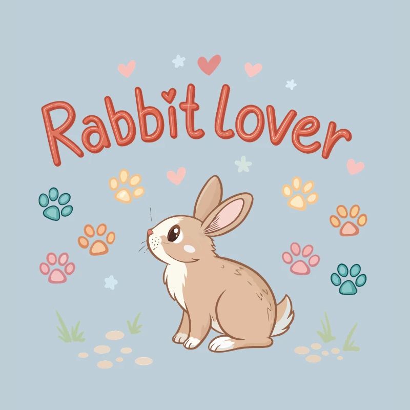 Elegant Rabbit Heart Design
