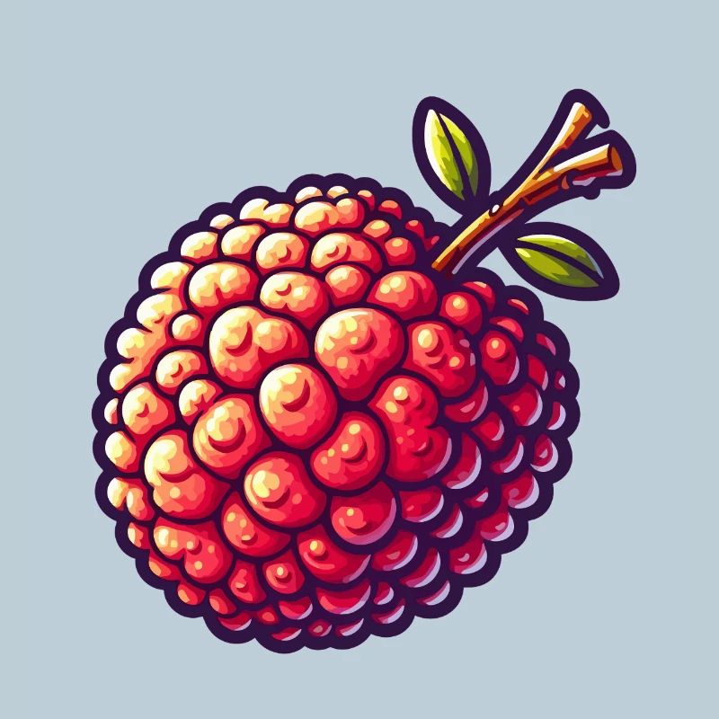 Lychee Pop Art Red