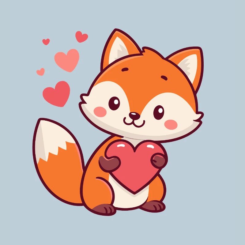 Fuchsherz Kawaii
