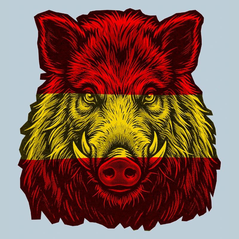 Sanglier Drapeau espagnol espagnol