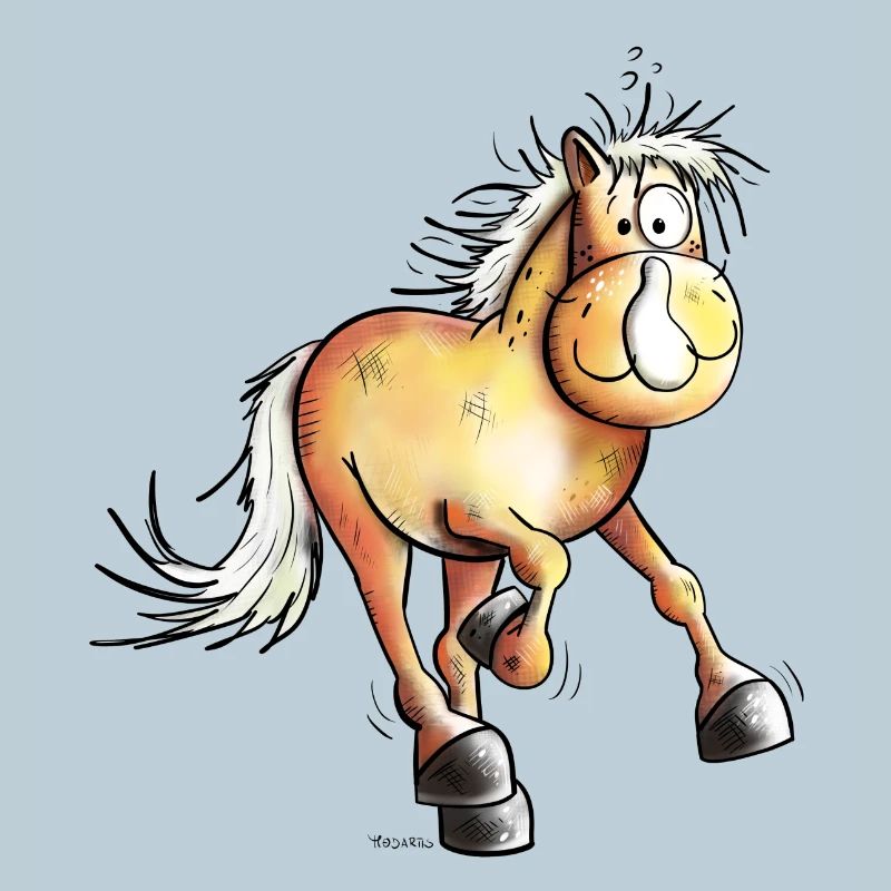 Running Haflinger