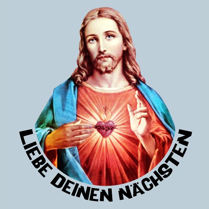 Liebe Deinen Nächsten Jesus Linker Handsegen