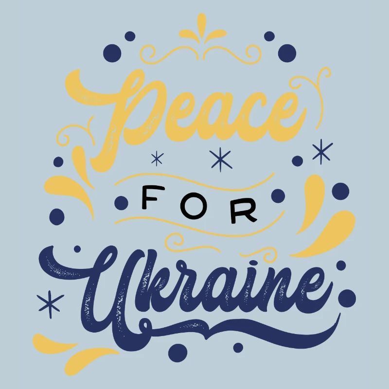 Message de paix Ukraine Illustration