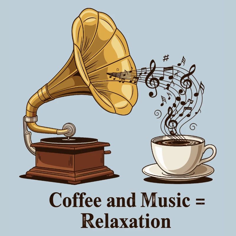Coffee and Music = Relaxation