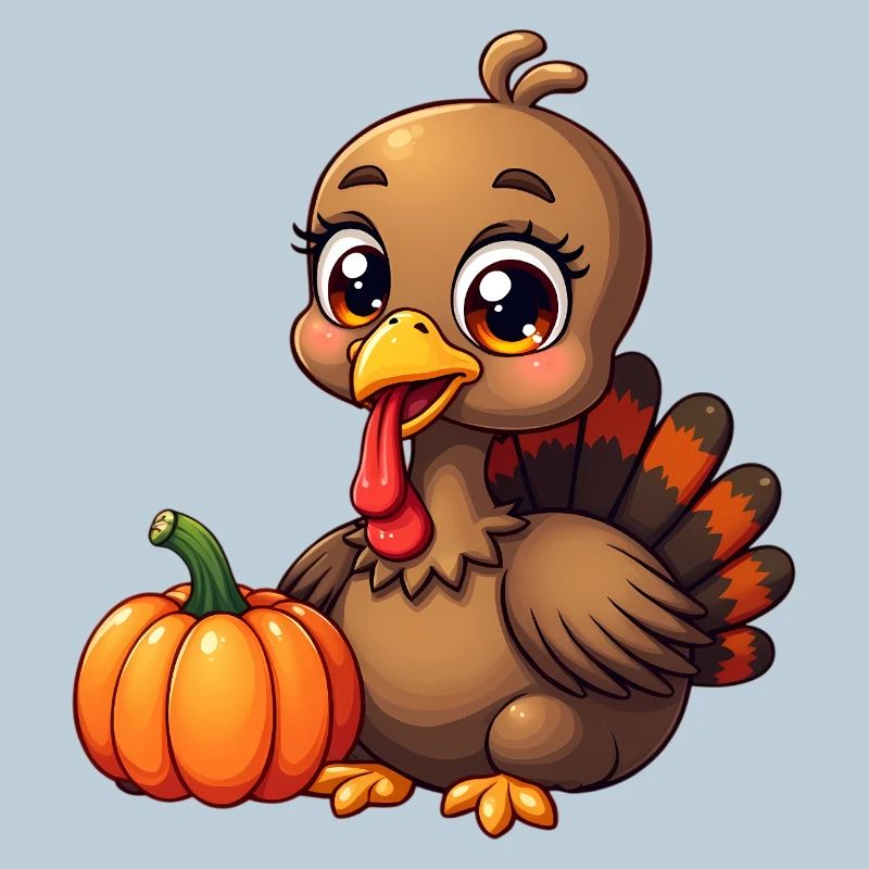 Bébé dinde de Thanksgiving