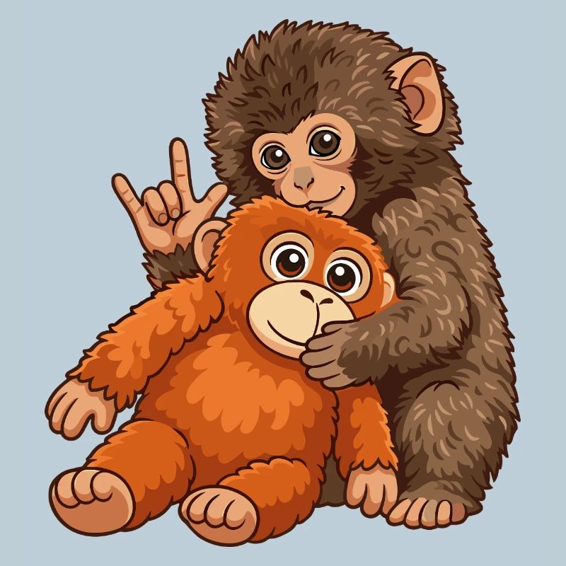 Monkey Punch Monkey Cute Gift