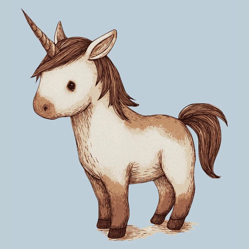 kleines süßes Einhorn