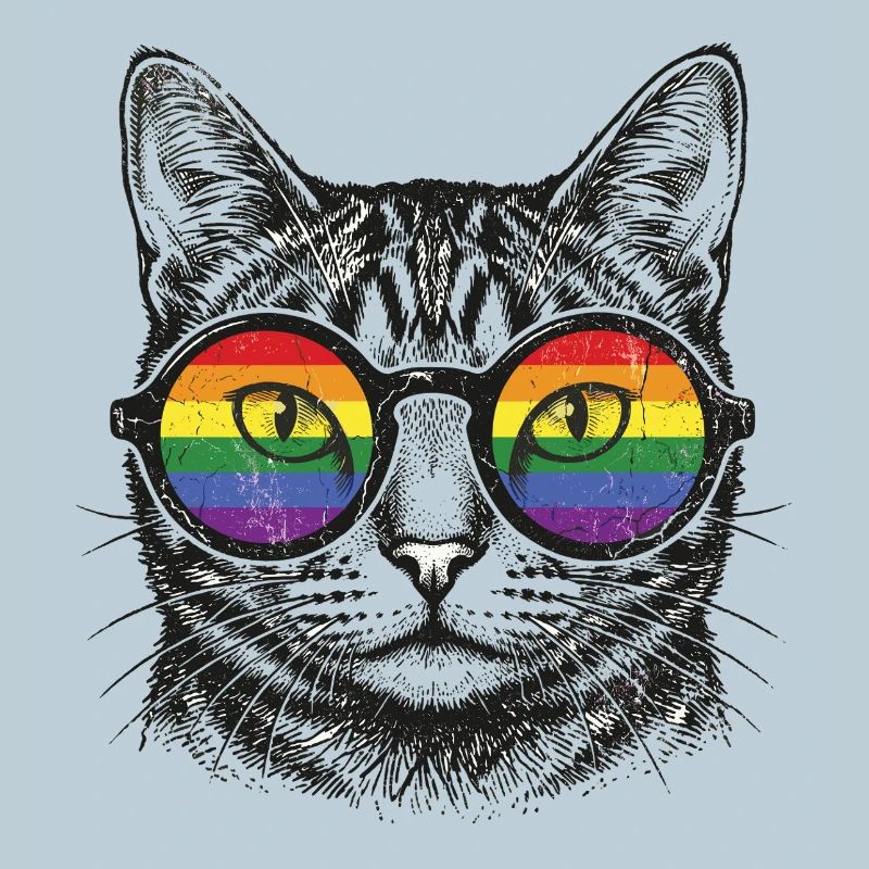 LGBT-Pride-Monat – Regenbogenkatze