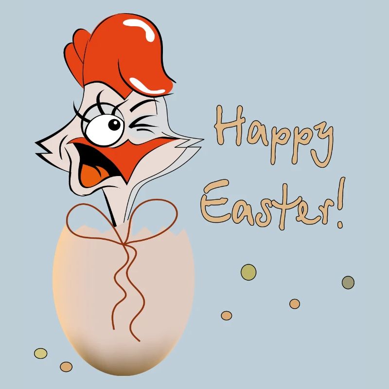 Joyeuses Pâques Coq