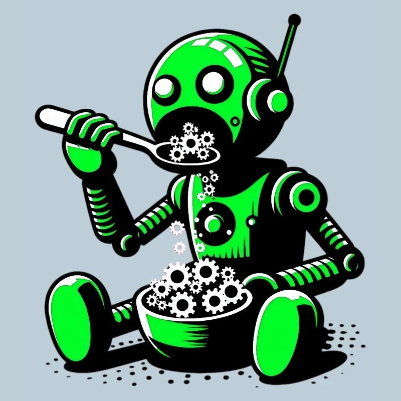 Außerirdischer außerirdischer Roboter