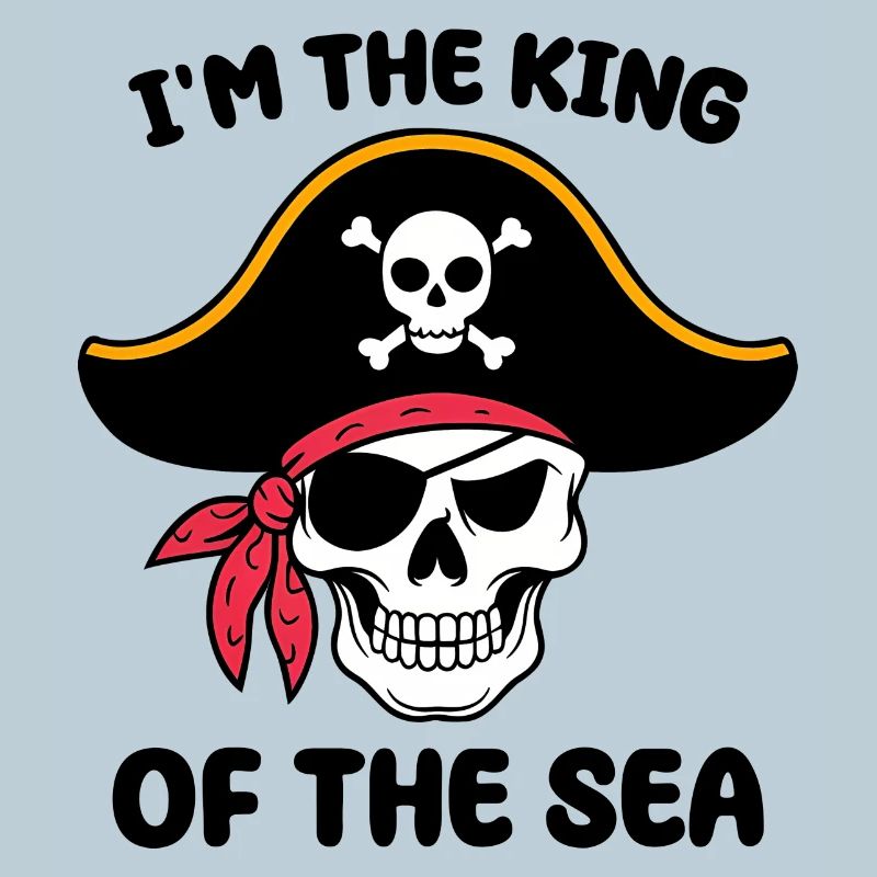 Crâne de pirate avec cache-œil