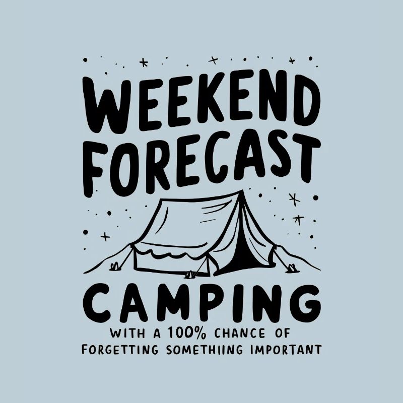 Prévisions de camping pour le week-end