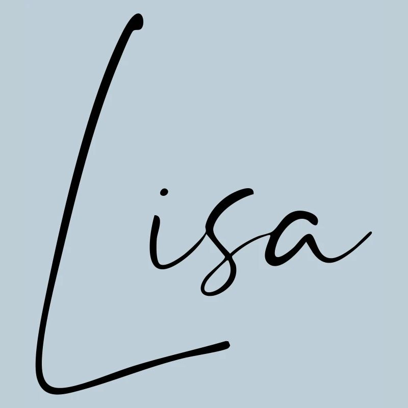 Lisa / Conception du nom de l’écriture manuscrite