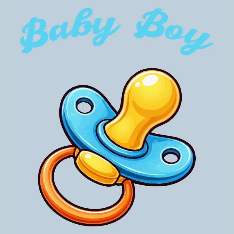 Pacifier Cartoon Baby