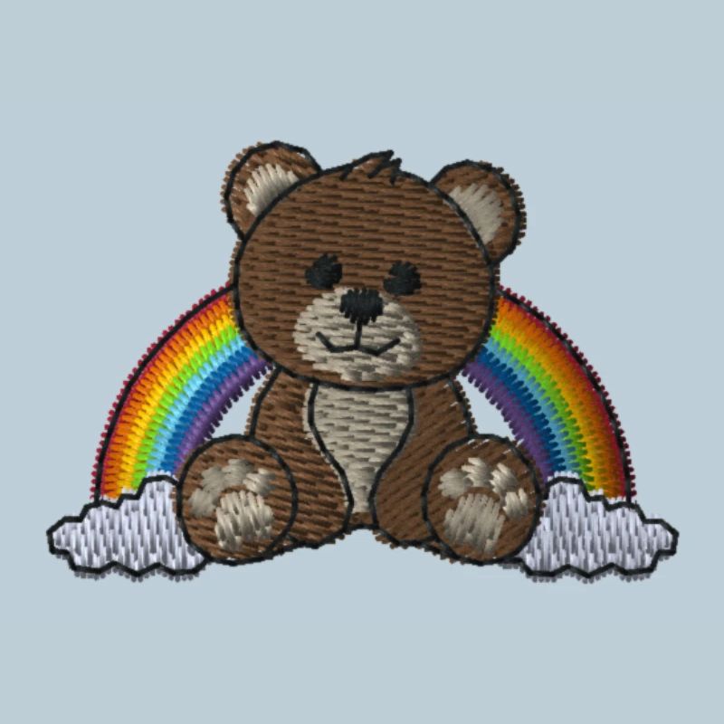 Rainbow Teddy