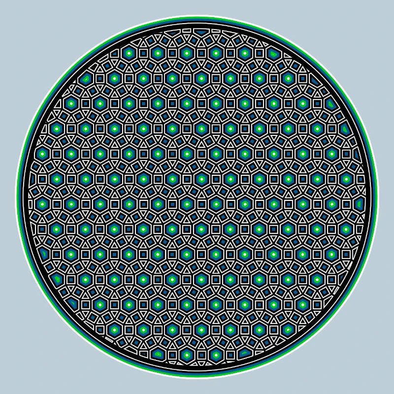 Trance Goa Rave Kaleidoscope Geometry Mandala