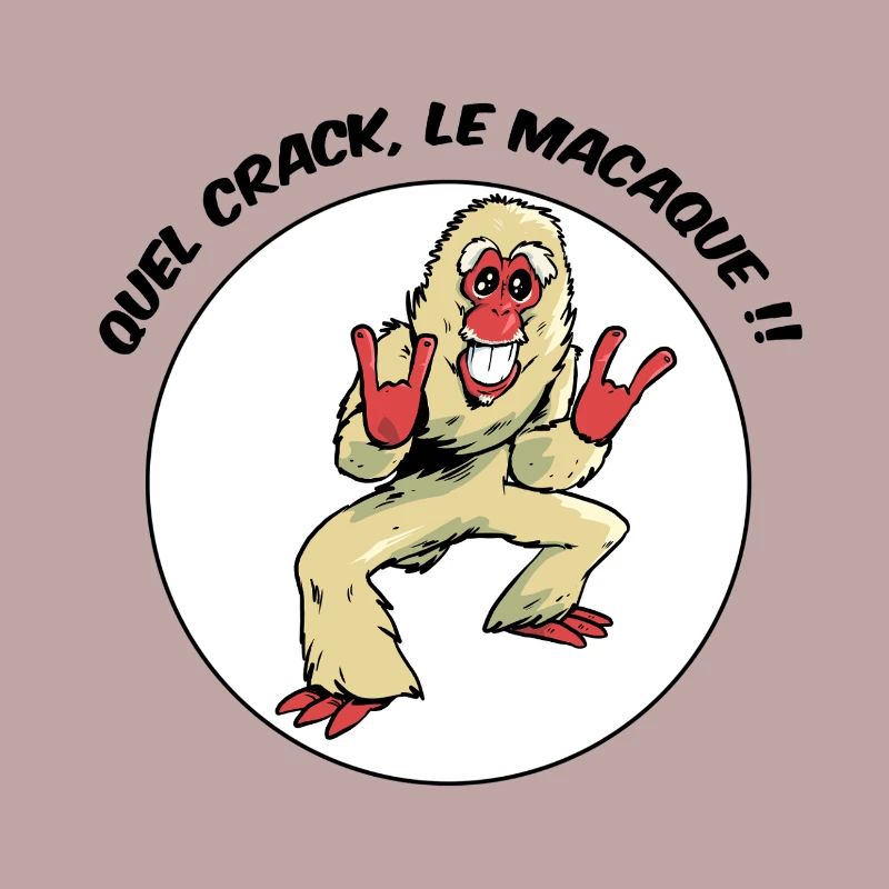 Quel crack, le macaque !