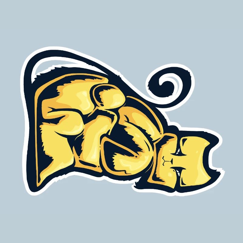 Fish, mot dessiné