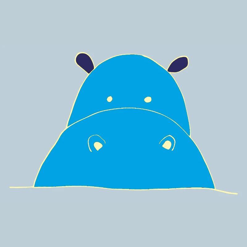 Blue hippo hippo hippo