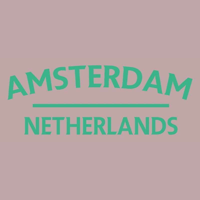 Amsterdam – Netherlands Textdesign
