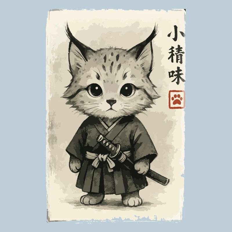 Katzen Samurai 