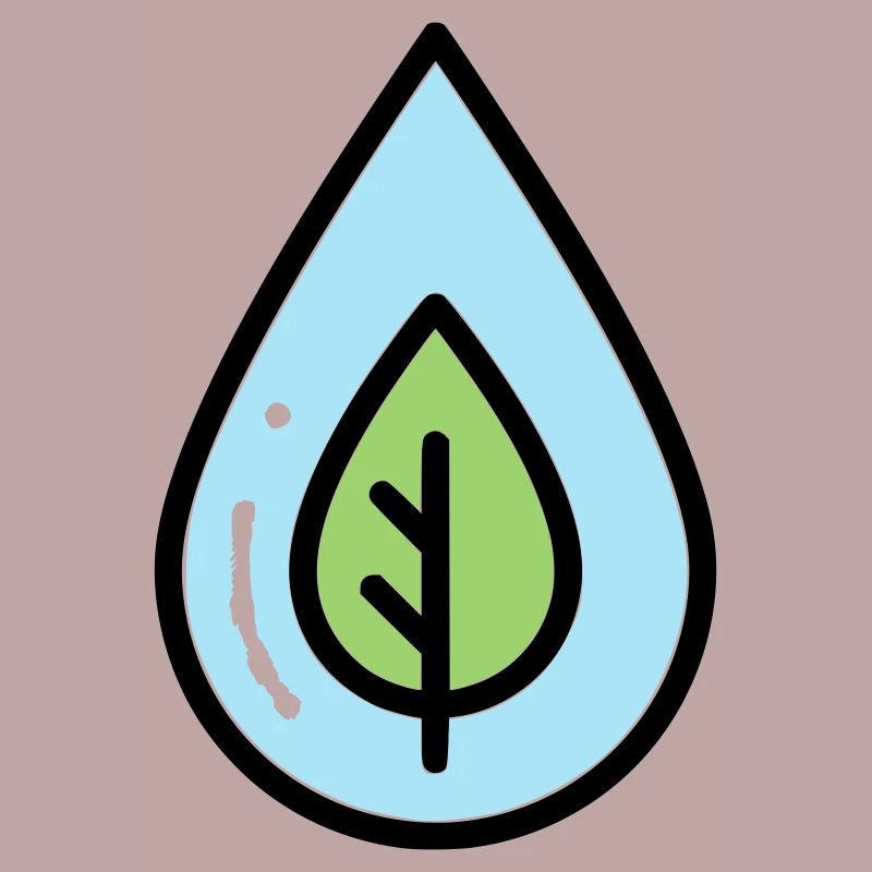 Water Drop Leaf Eco