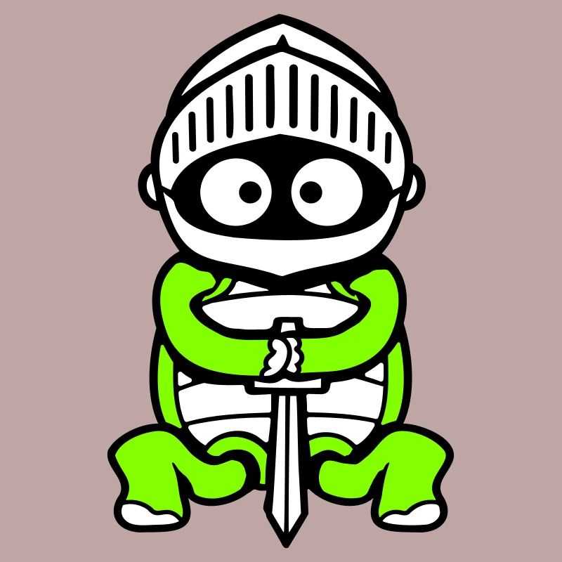 Turtle Knight Épée Fighter Armure Casque