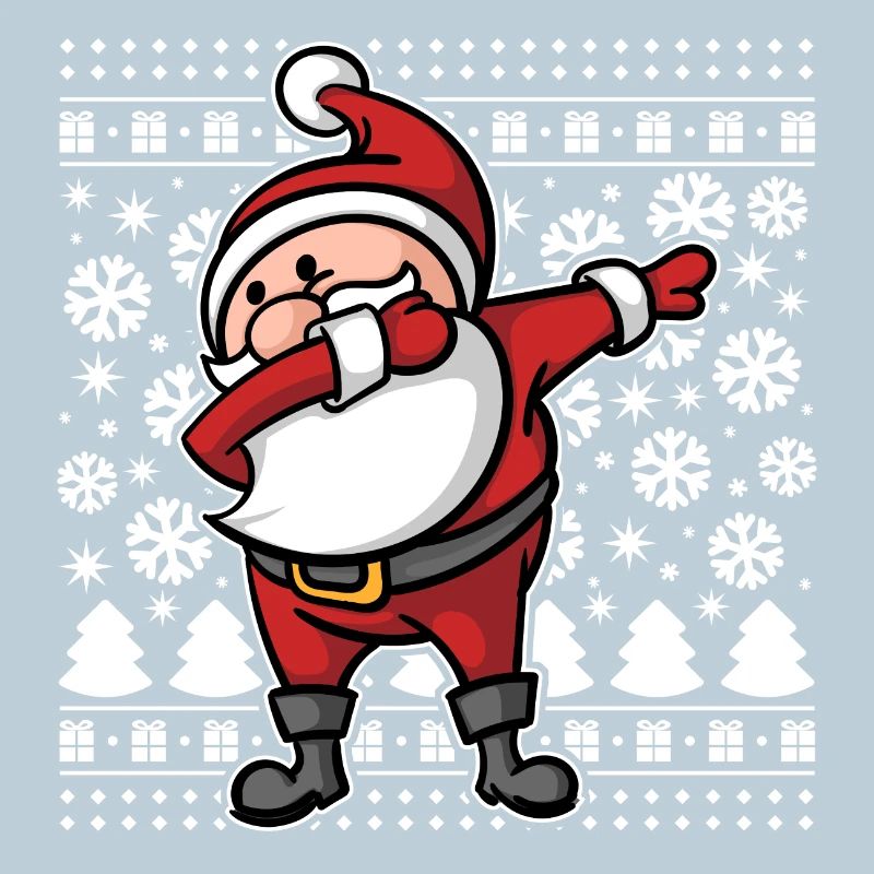 Noël moche tamponner Noël du père Noël