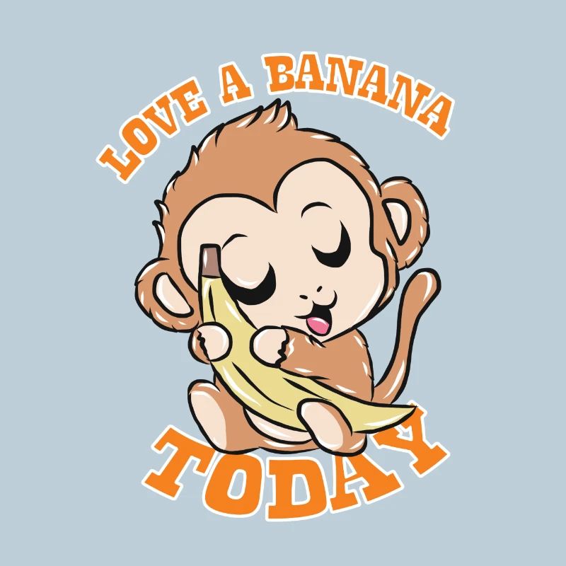 Affe Banane