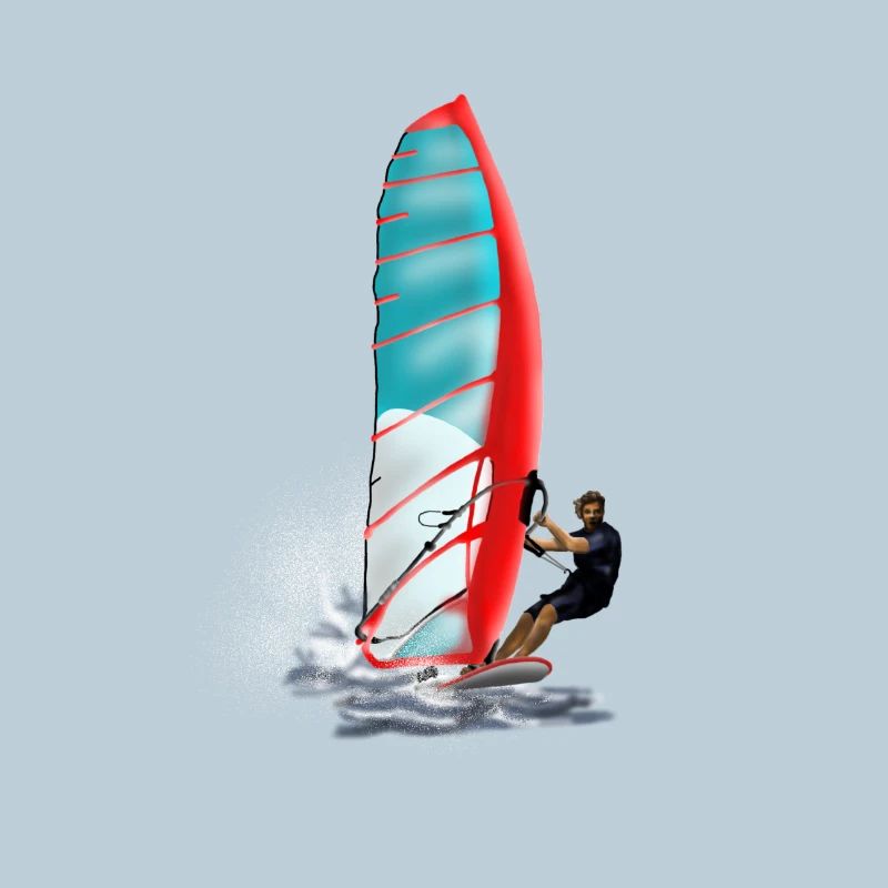 windsurfing