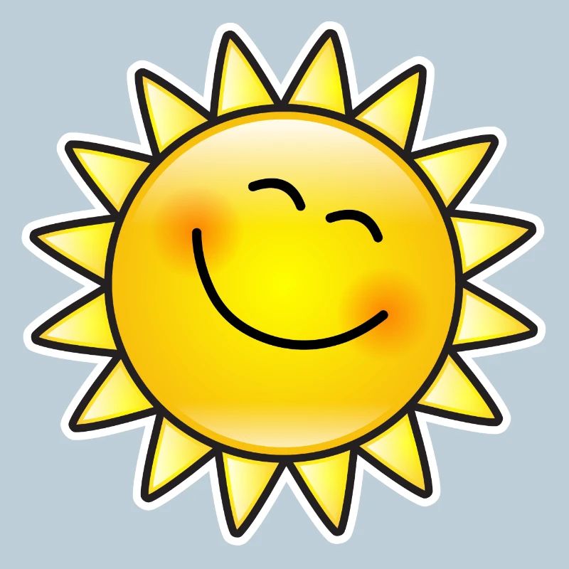 Lächelnde Sonne
