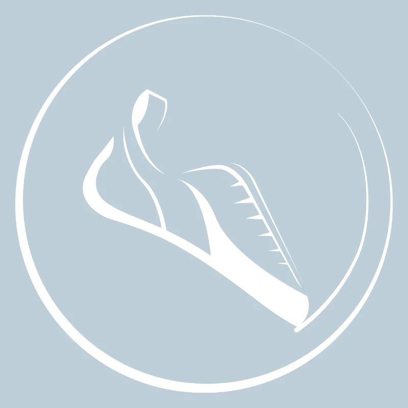 Illustration d’icône de bloc de logo de chaussure d’escalade