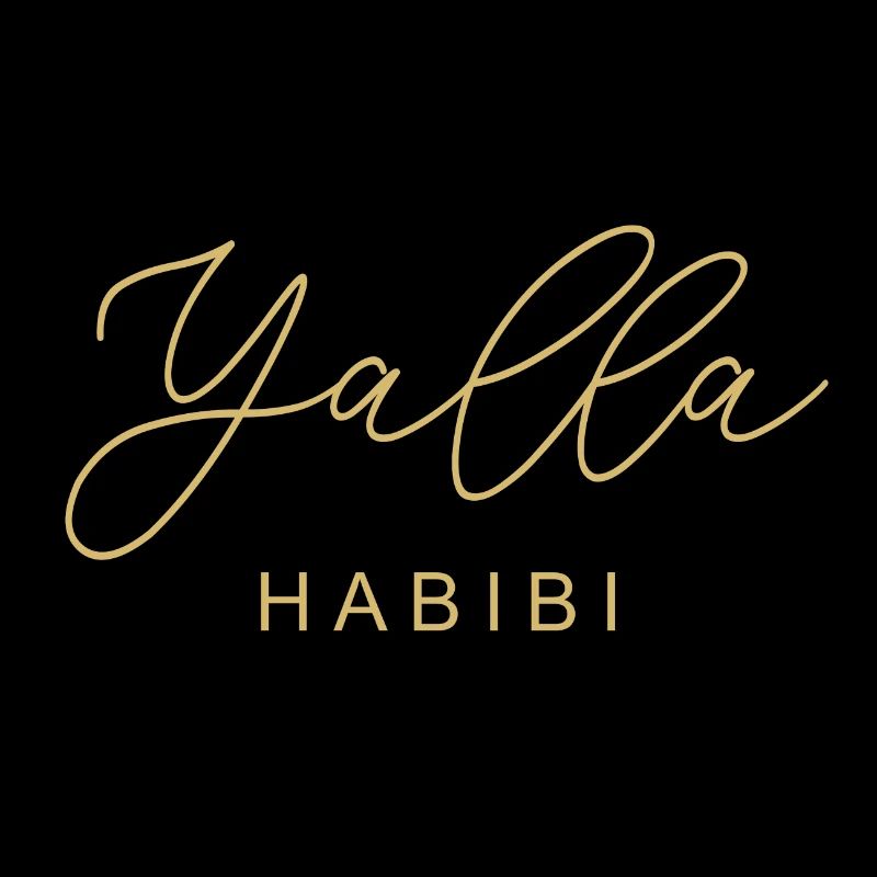 Yalla Habibi Arabisch Muslim Schatz Islam Geschenk