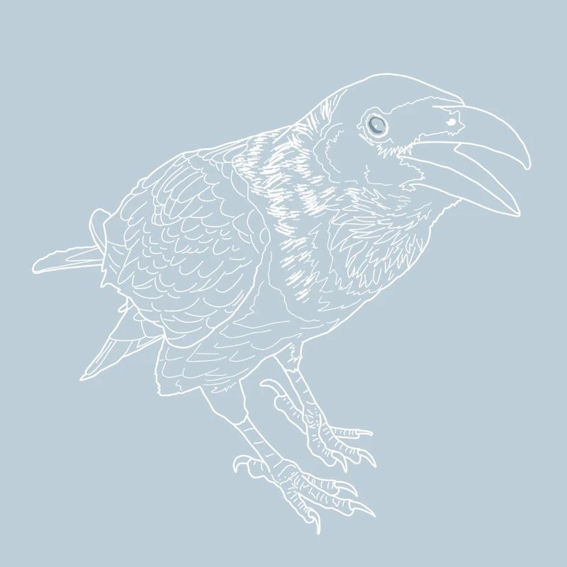 Crow lineart